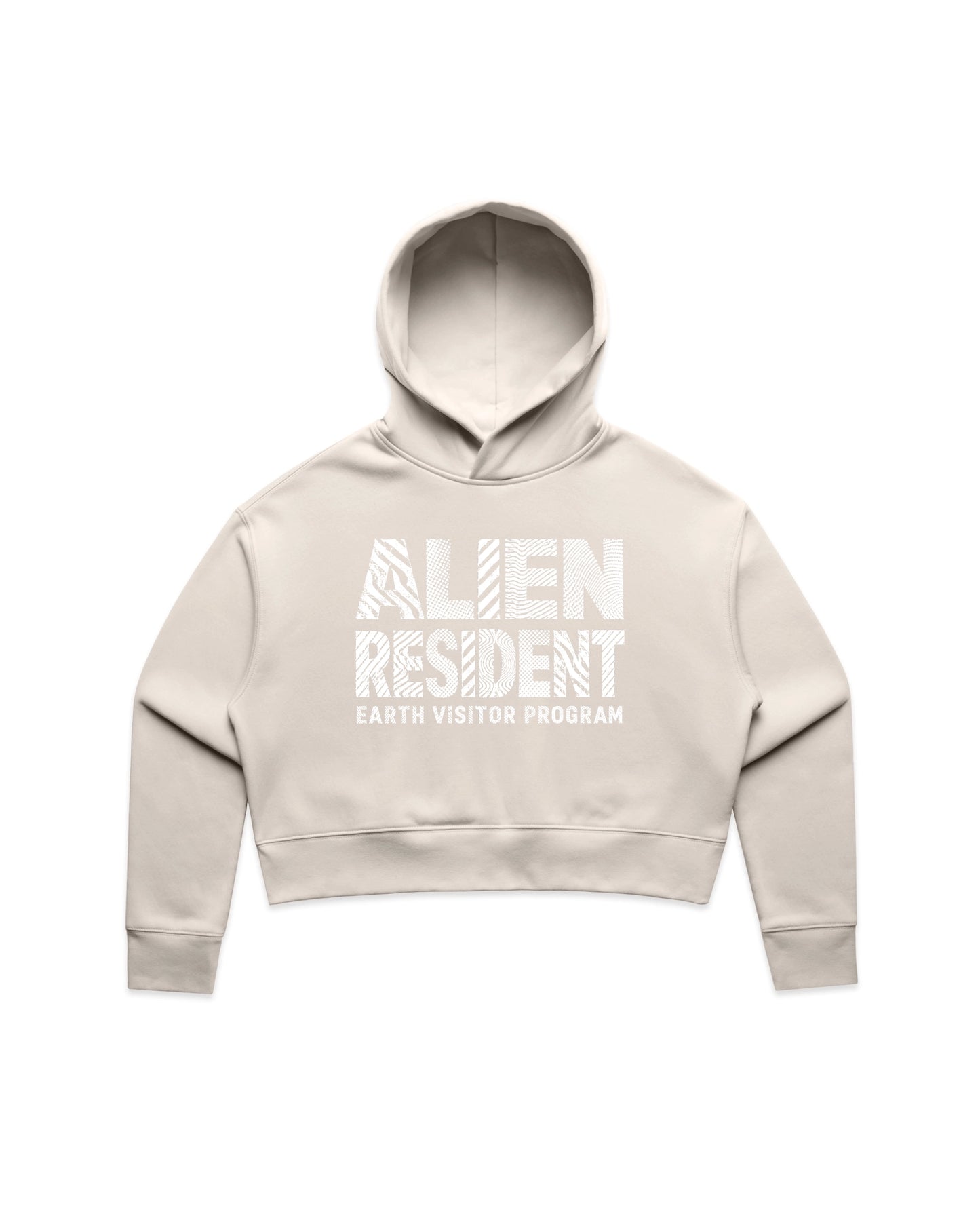 Alien Resident Crop Hoodie