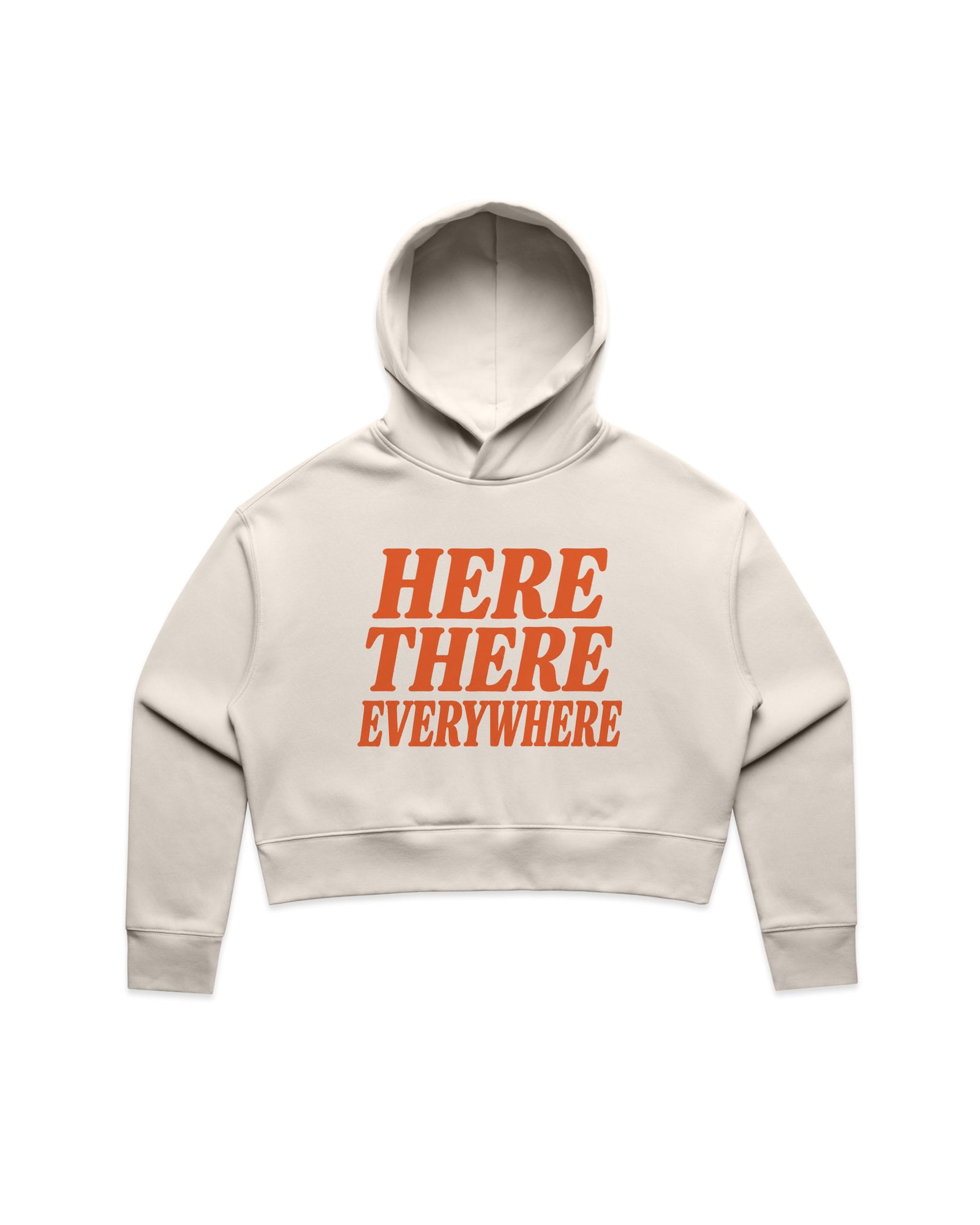 Here There Everywhere Crop Hoodie