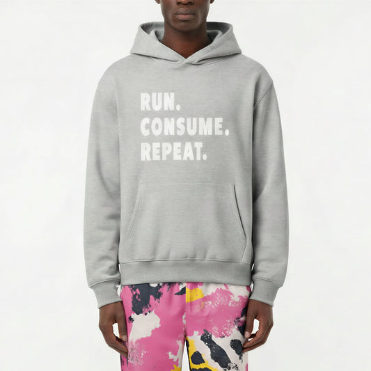 HOODIE DROP 01 - #11 RUN. CONSUME. REPEAT.