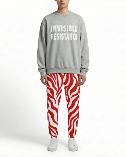 Red Zebra Track Pants