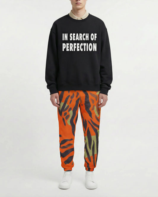 Orange Tiger Track Pants