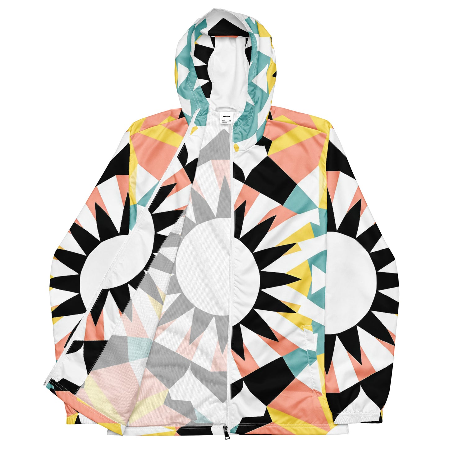 Geo Pop – Color Block Starburst Windbreaker | Windbreaker Drop 01 - #14