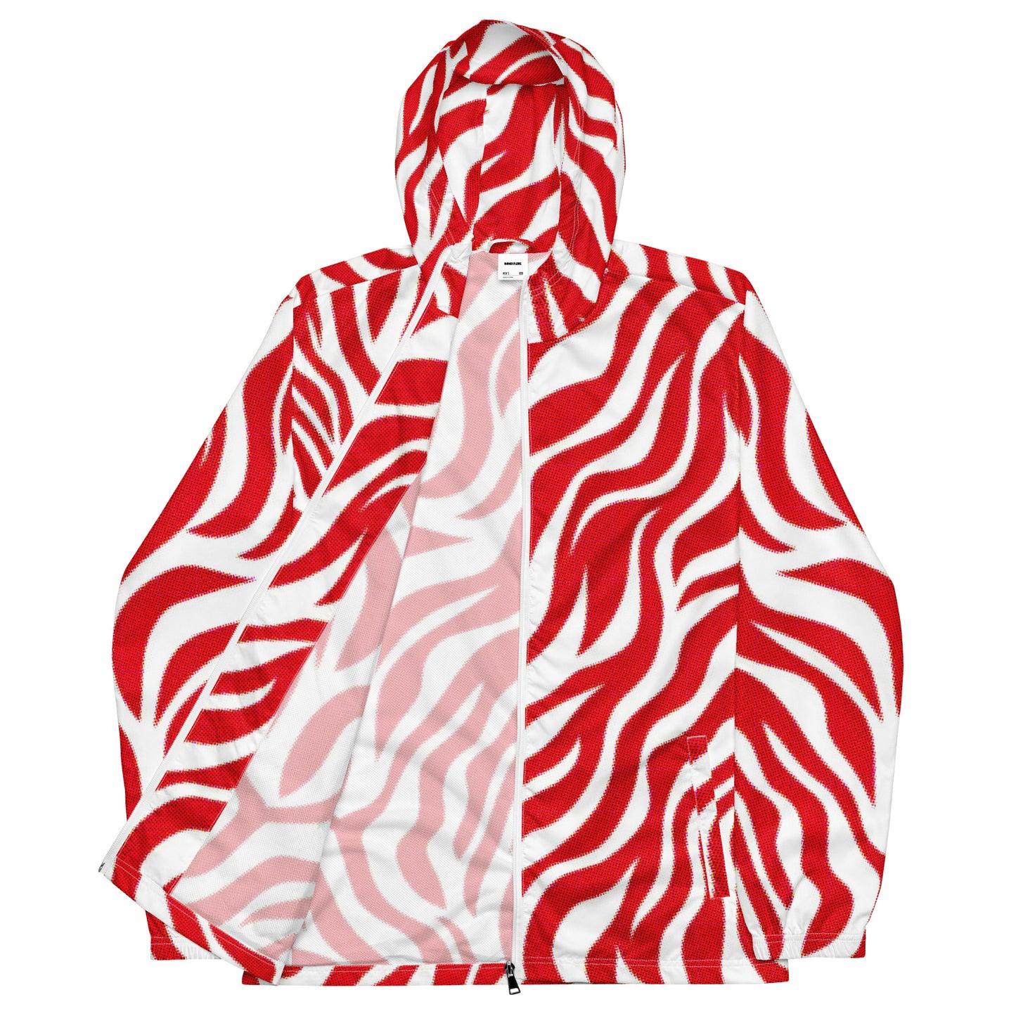 Crimson Striker – Red Zebra Windbreaker | Windbreaker Drop 01 - #12