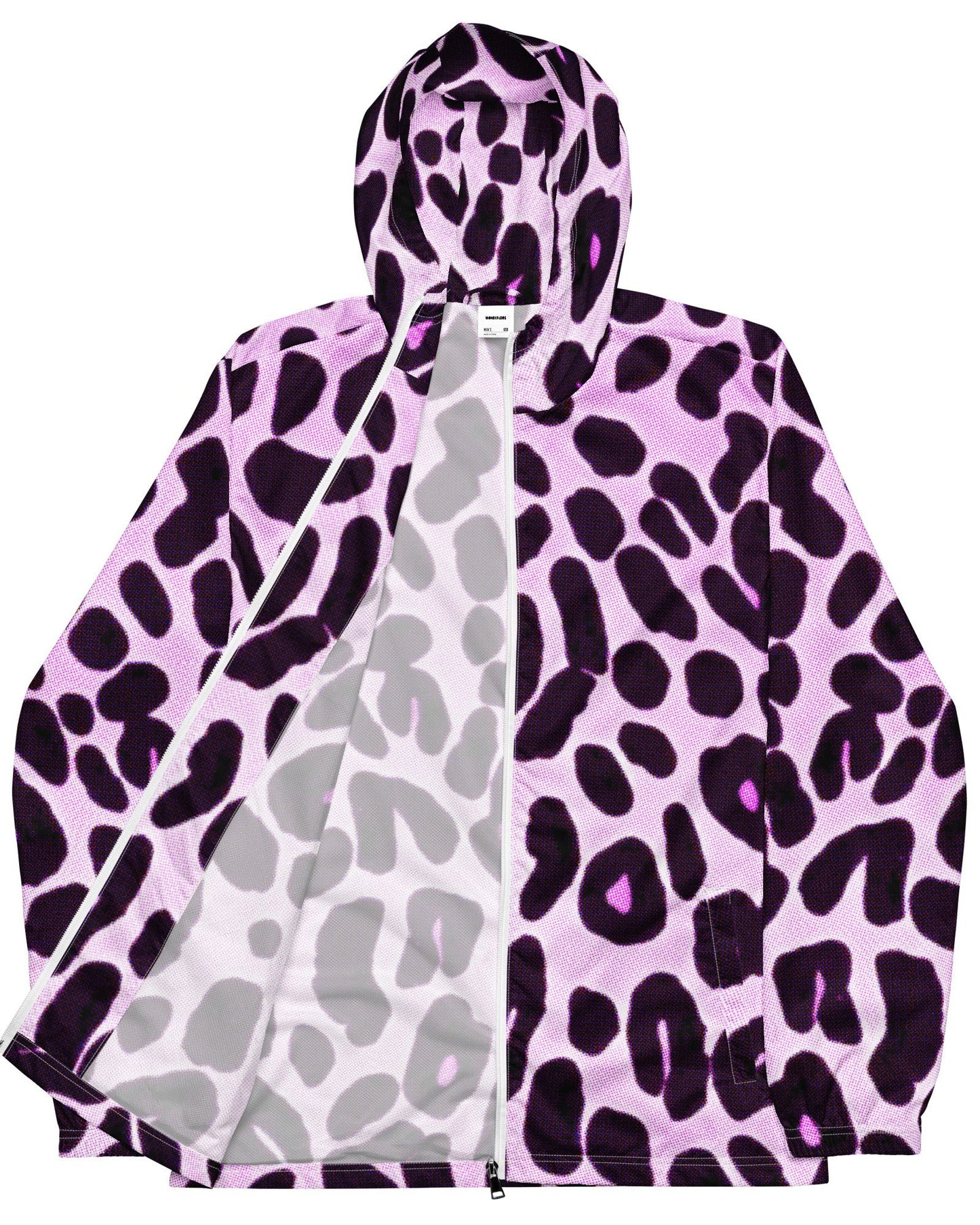 Violet Leopard Windbreaker