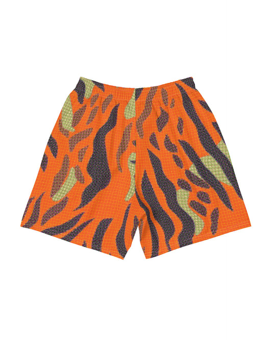 Orange Stripes Shorts