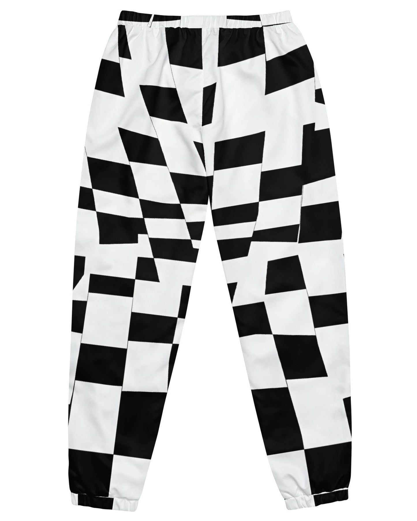 Distorted Grid Track Pants