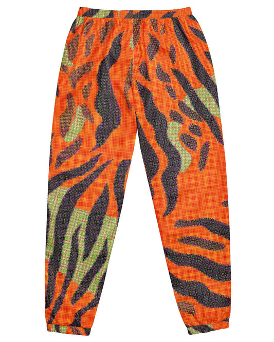 Orange Tiger Track Pants