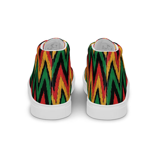 Voltage Tribe – Zig-Zag Flame High-Tops | Men’s High Top Drop 01 – #47