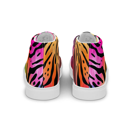 Neon Safari – Electric Animal Print High-Tops | Men’s High Top Drop 01 – #01