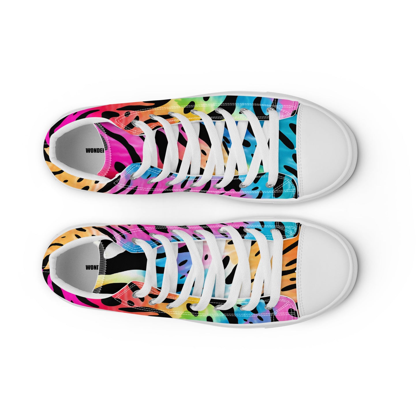 Neon Safari – Electric Animal Print High-Tops | Men’s High Top Drop 01 – #01