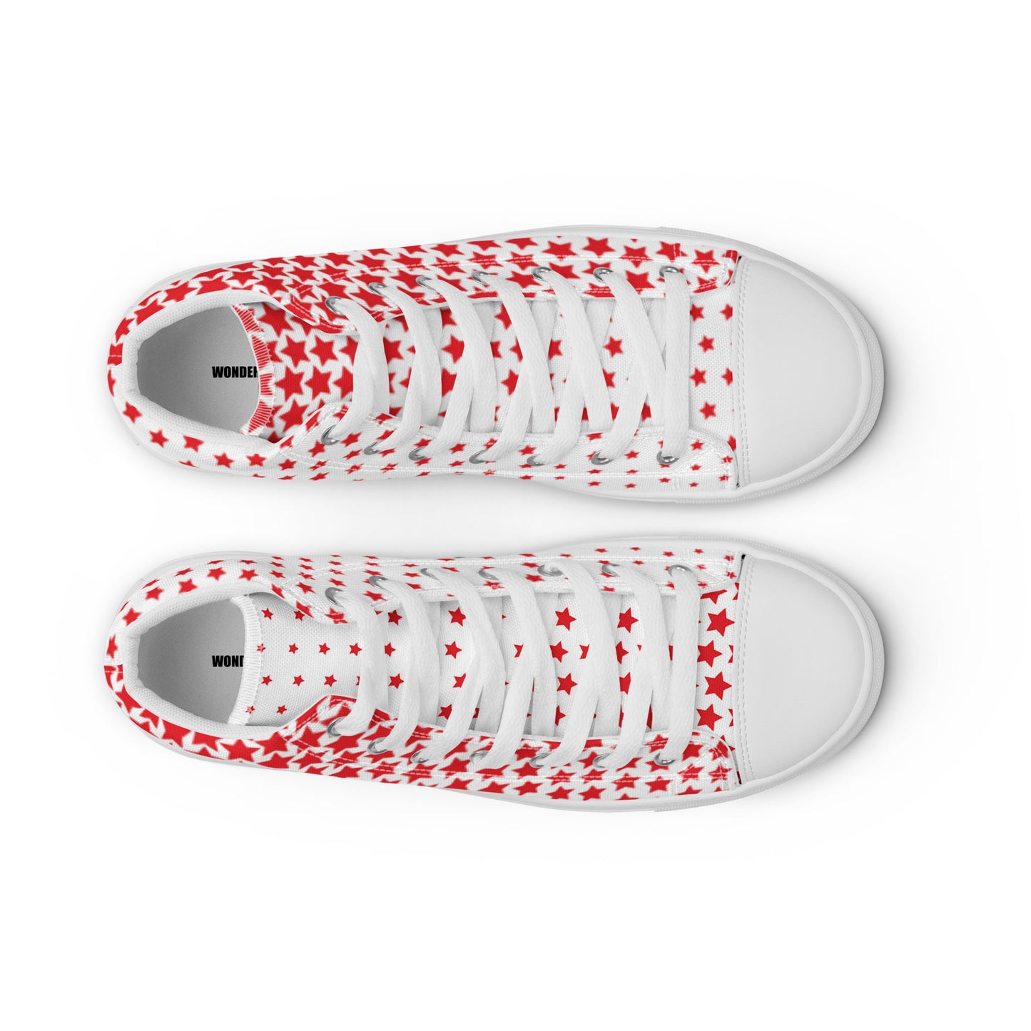 Stardust Nation – Red Star Print High-Tops | Men’s High Top Drop 01 – #39