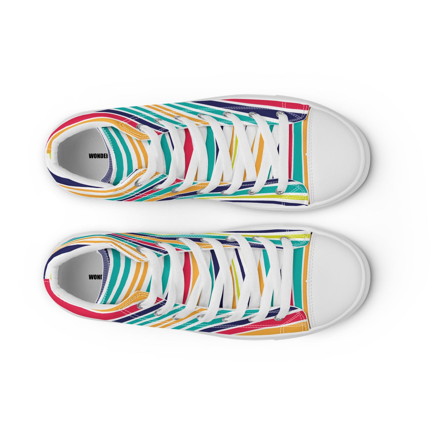 Pop Dreams – Pastel Stripe High-Tops | Men’s High Top Drop 01 – #44