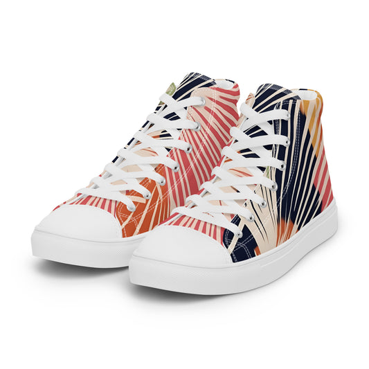 Fan Club – Retro Gradient Burst Canvas High-Tops | Women’s High Top Drop 01 – #42