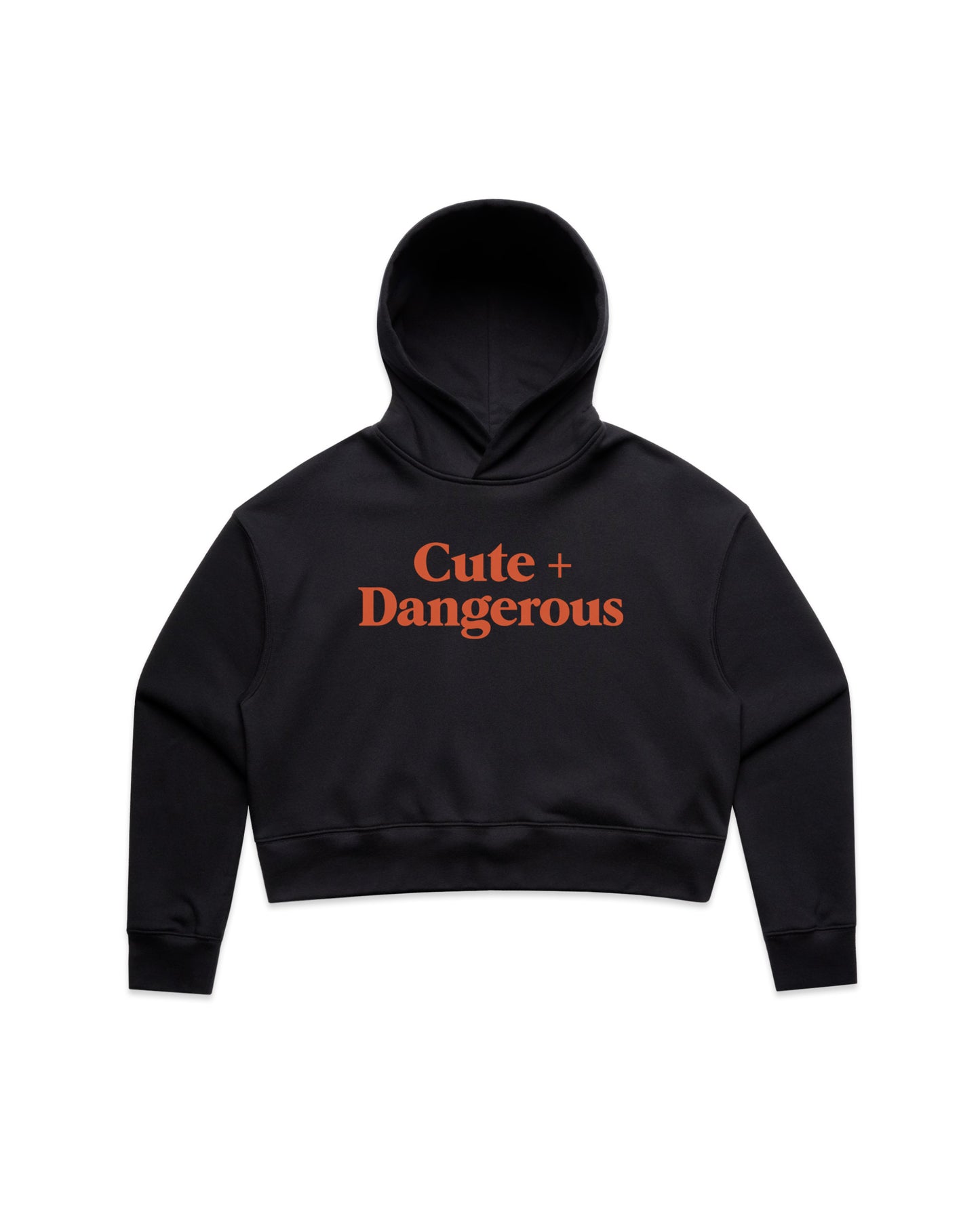 Cute + Dangerous Crop Hoodie