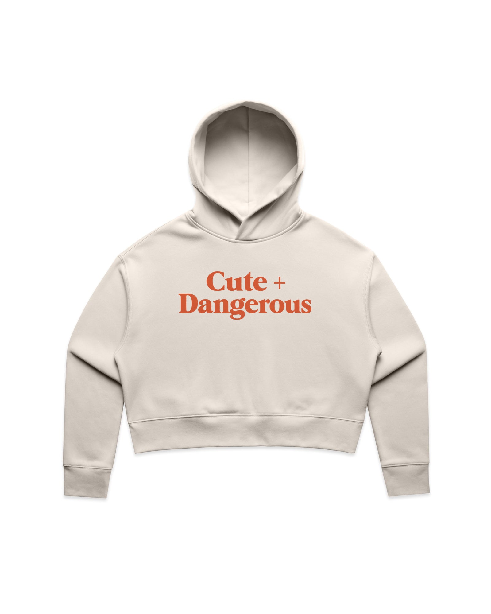 Cute + Dangerous Crop Hoodie