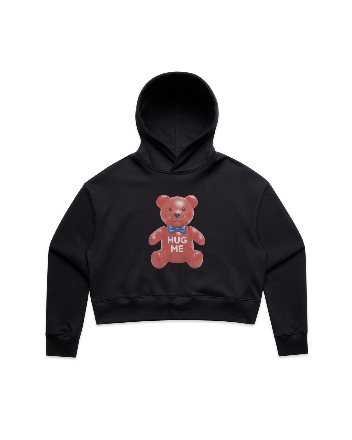 Hug Me Bear Crop Hood