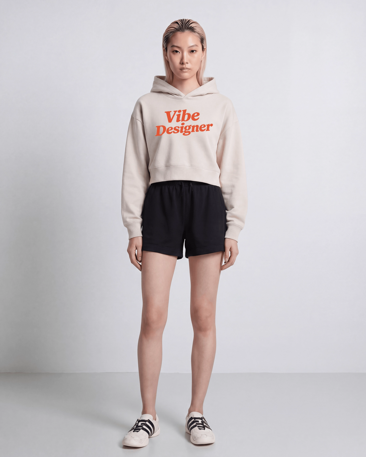 Vibe Designer Crop Hoodie