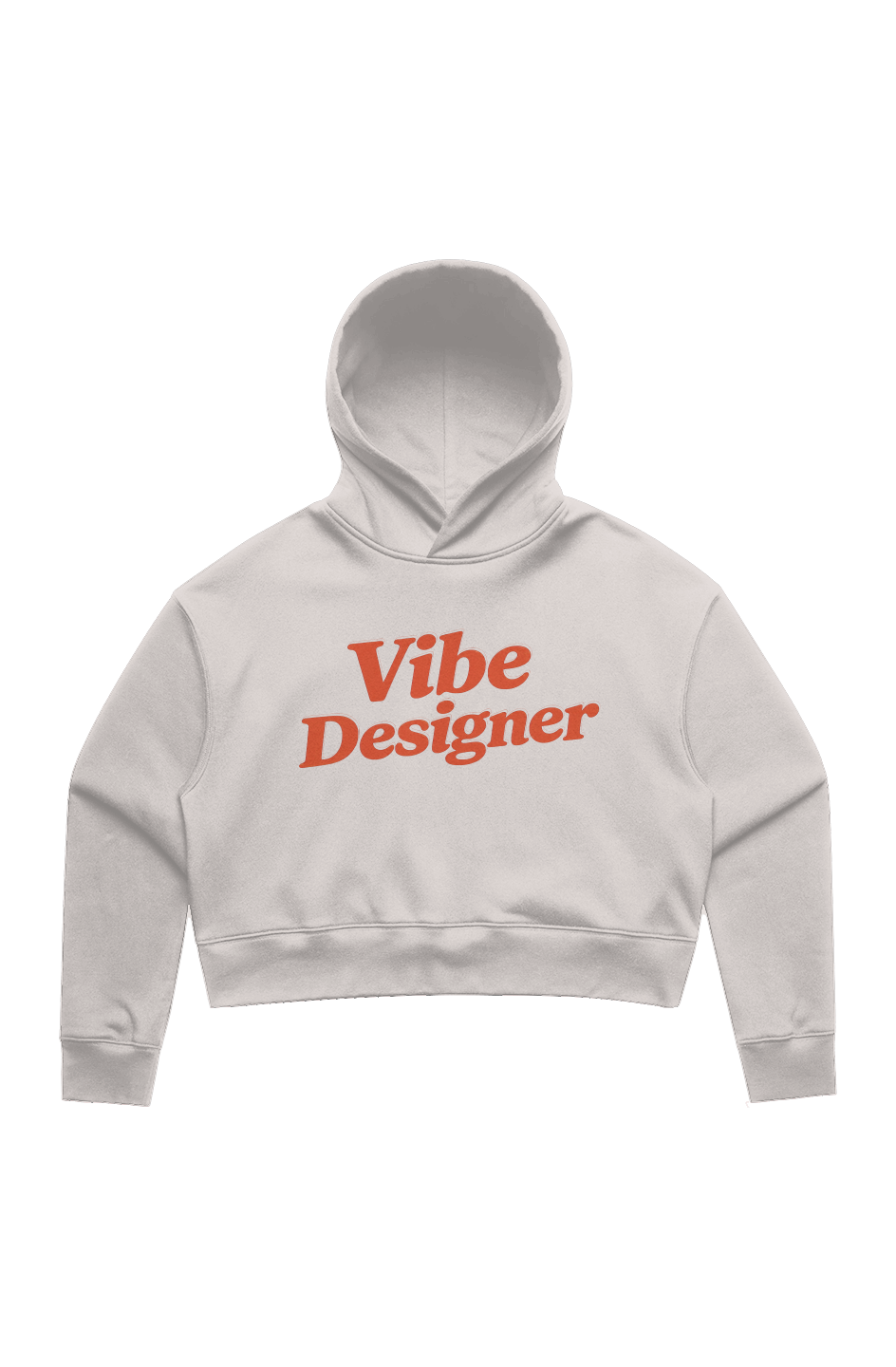Vibe Designer Crop Hoodie