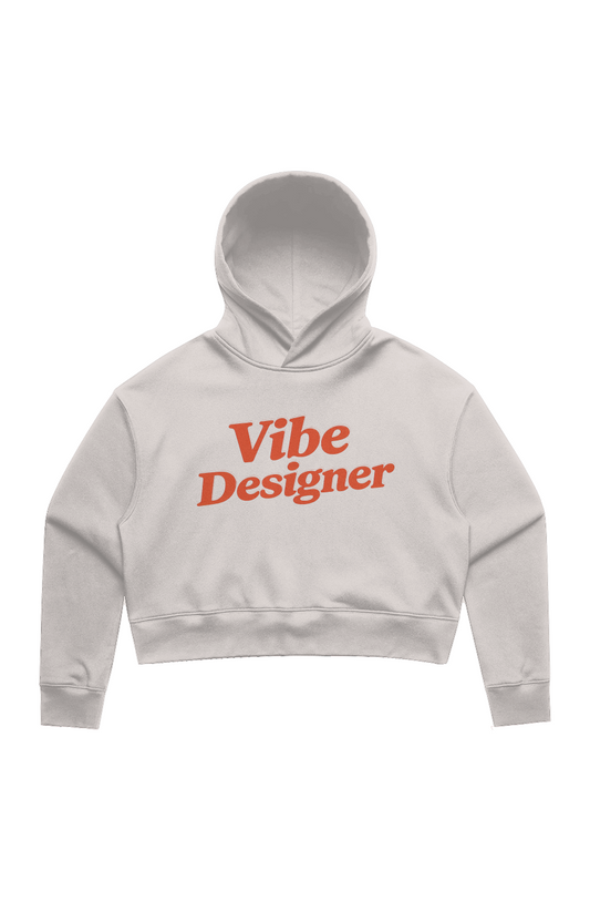 Vibe Designer Crop Hoodie