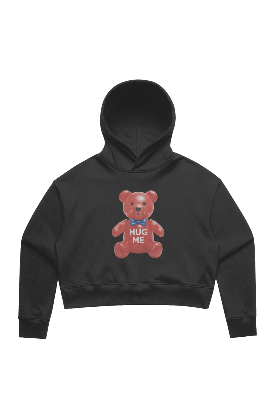 Hug Me Bear Crop Hood