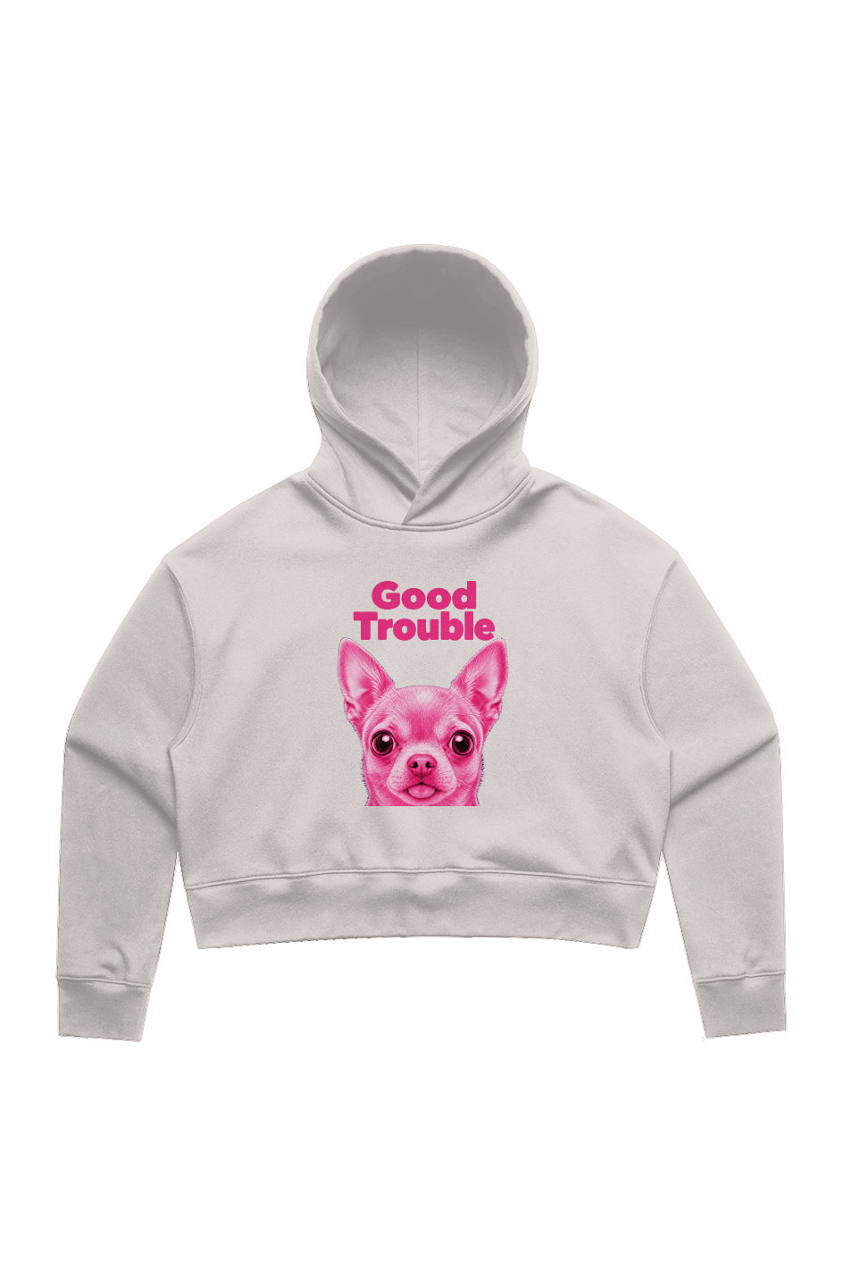 Good Trouble Crop Hoodie