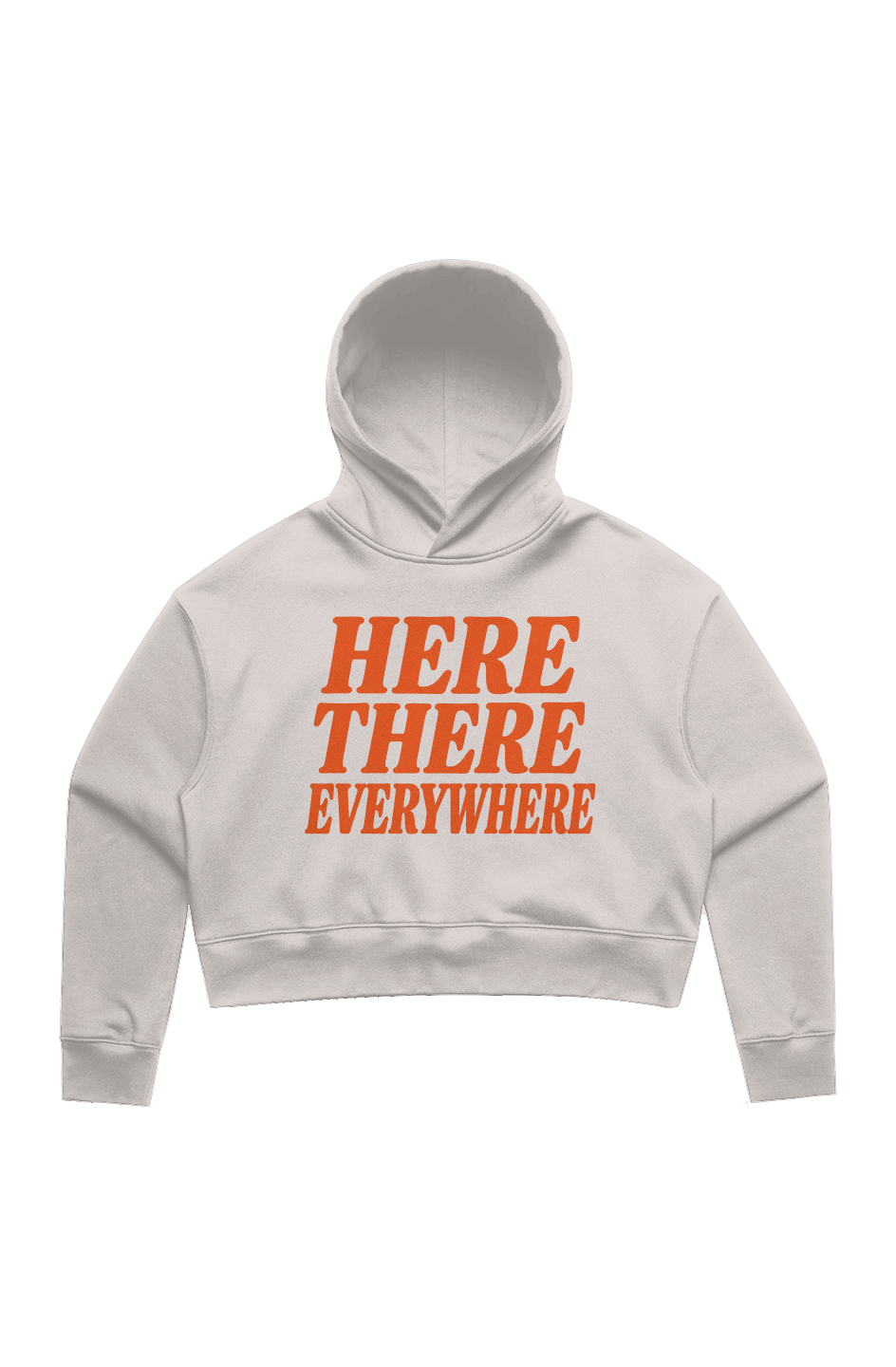 Here There Everywhere Crop Hoodie