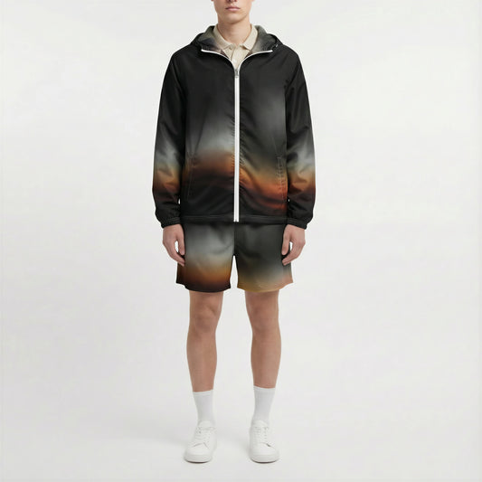 Eclipse Burn – Sunset Noir Windbreaker | Windbreaker Drop 01 - #03