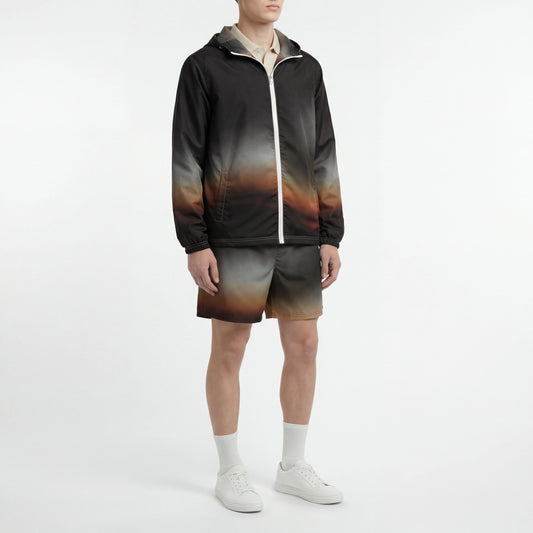 Eclipse Burn – Sunset Noir Windbreaker | Windbreaker Drop 01 - #03