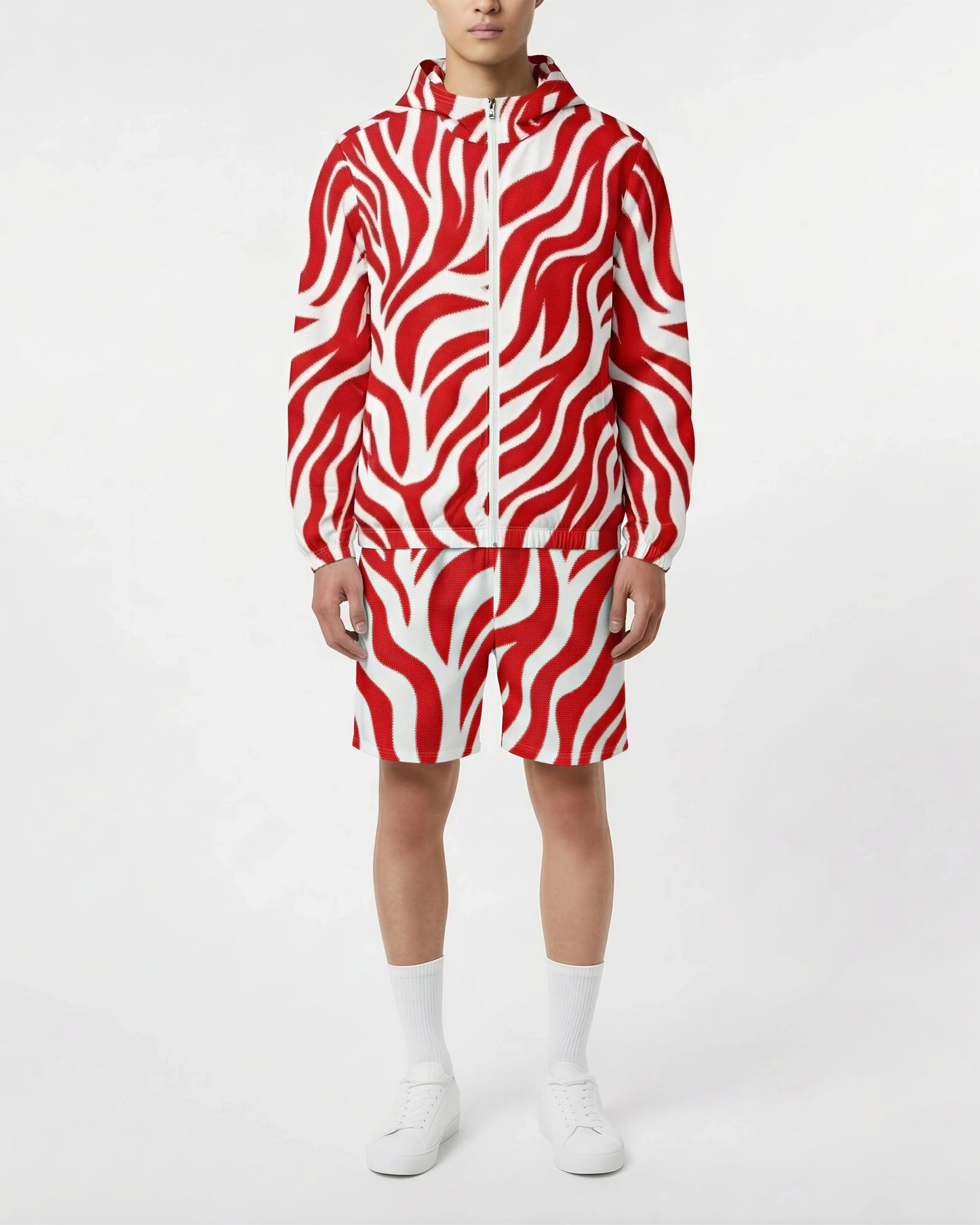 Red Zebra Windbreaker