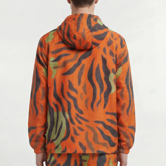 Inferno Tiger – Orange Stripes Windbreaker | Windbreaker Drop 01 - #04