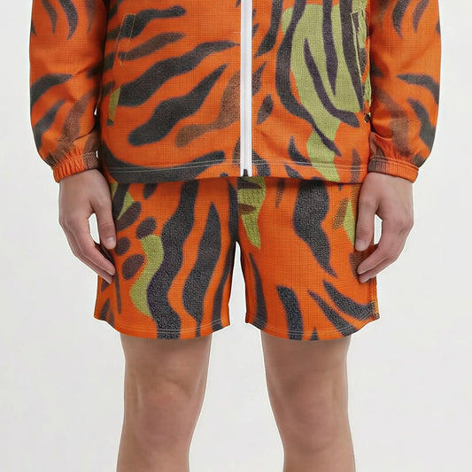 Inferno Tiger – Orange Stripes Shorts | Shorts Drop 01 - #04