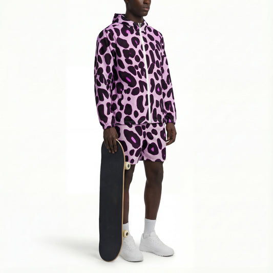 Amethyst Leopard – Violet Leopard Windbreaker | Windbreaker Drop 01 - #13