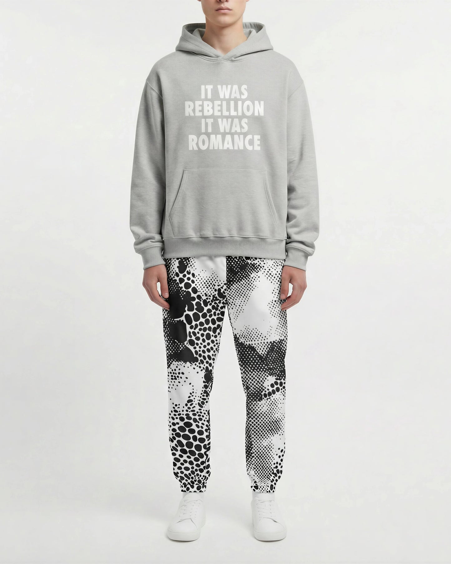 Monochrome Python Camo Track Pants
