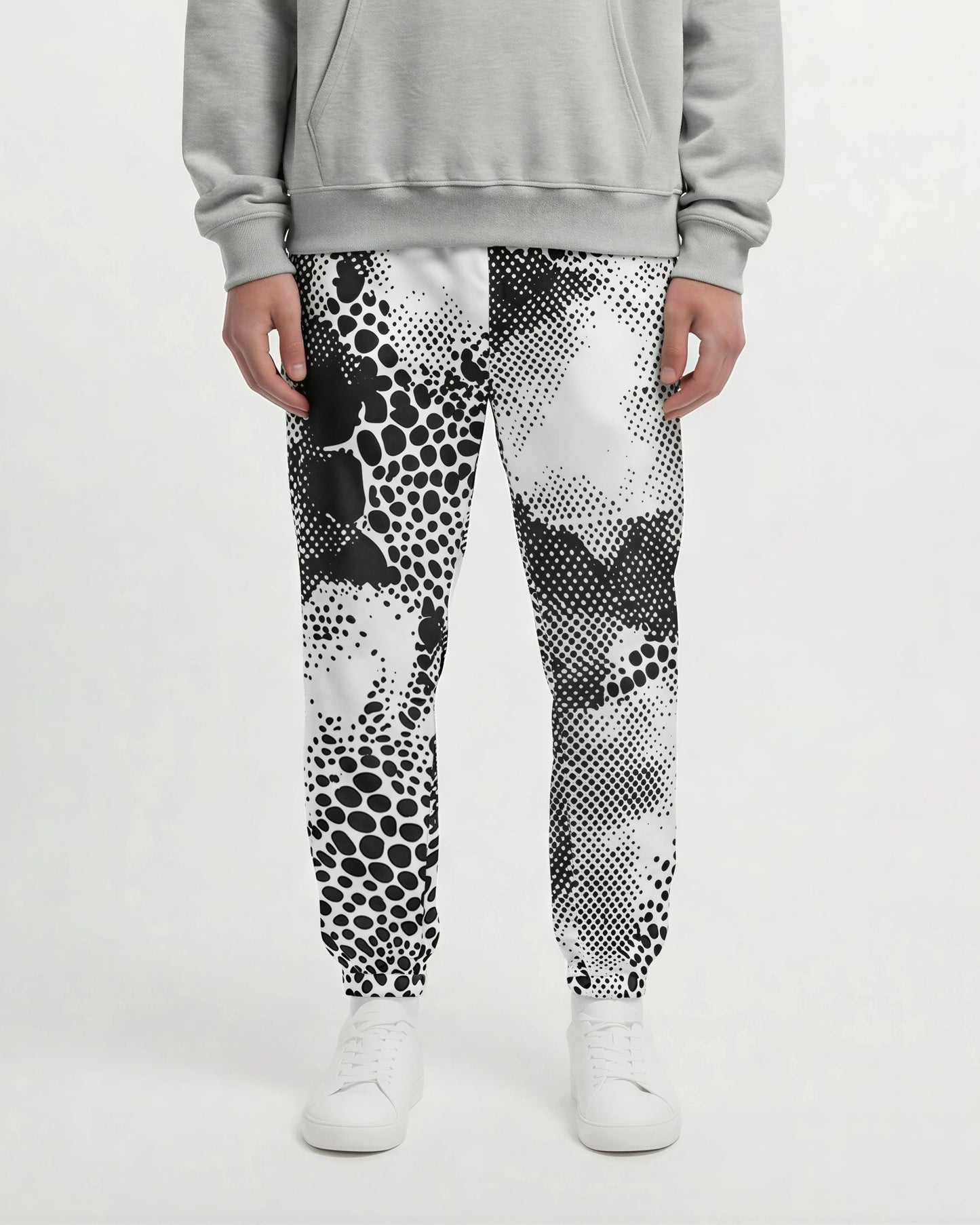 Monochrome Python Camo Track Pants