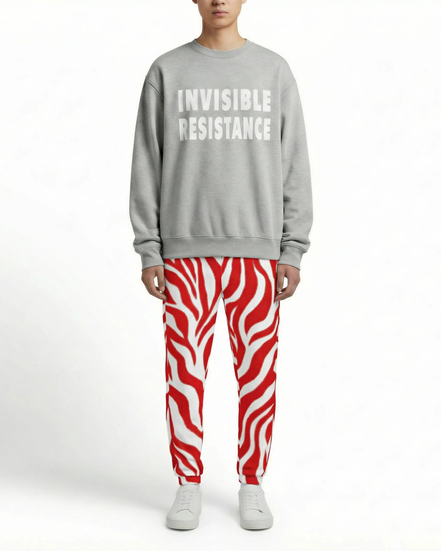 Red Zebra Track Pants