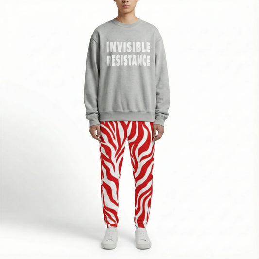 Crimson Striker – Red Zebra Track Pants | Track Pants Drop 01 - #12