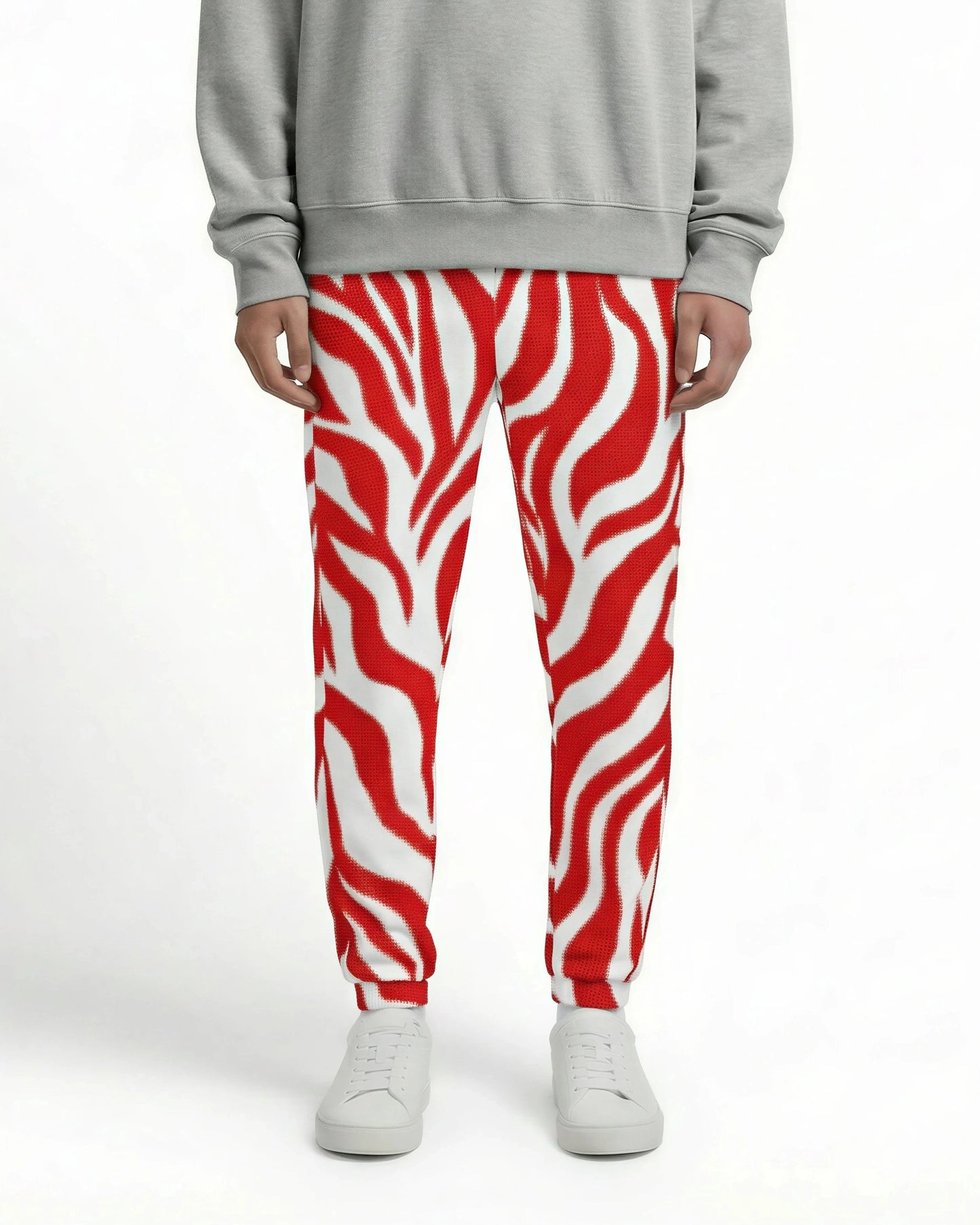 Red Zebra Track Pants