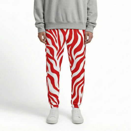 Crimson Striker – Red Zebra Track Pants | Track Pants Drop 01 - #12