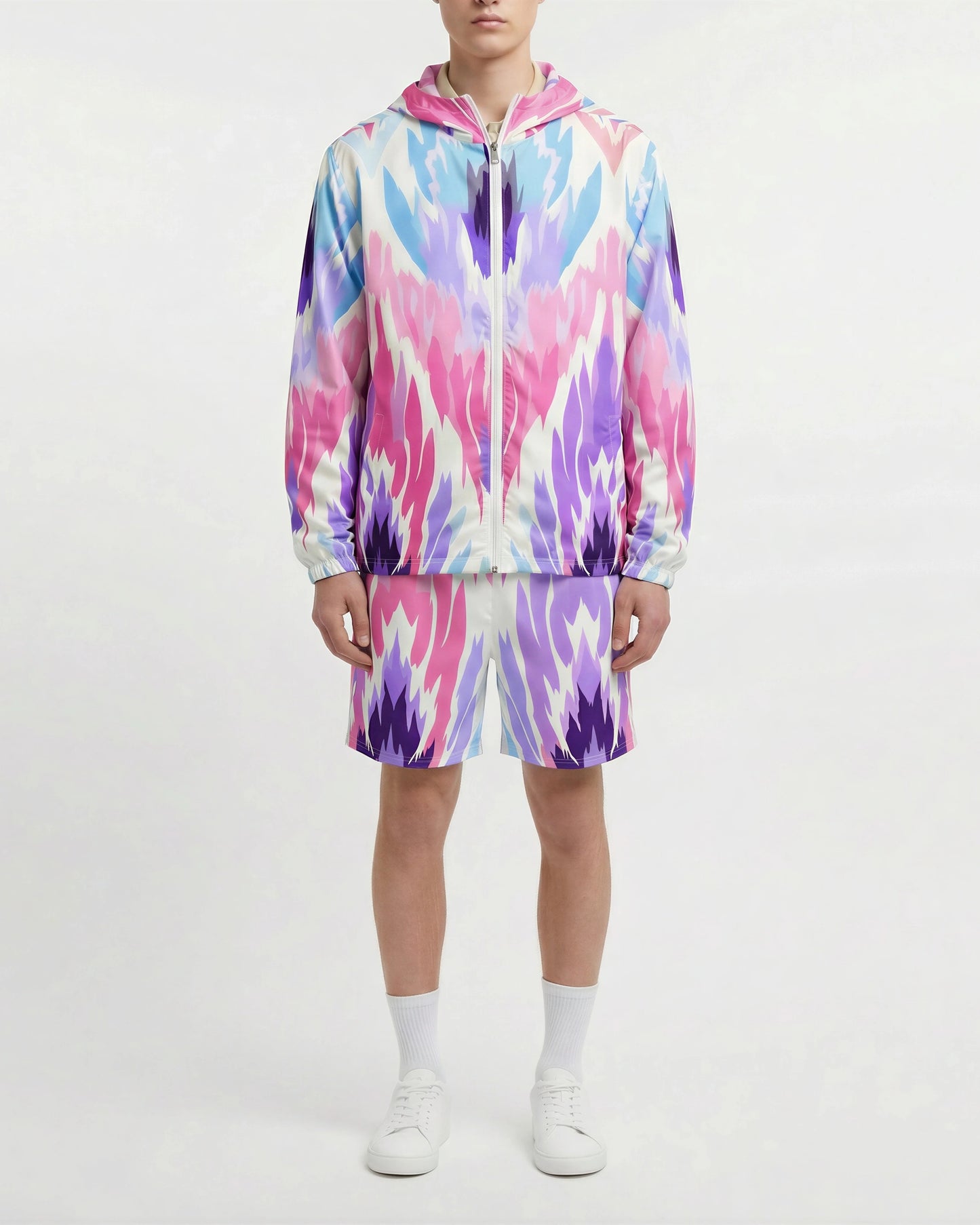 Pastel Static Windbreaker