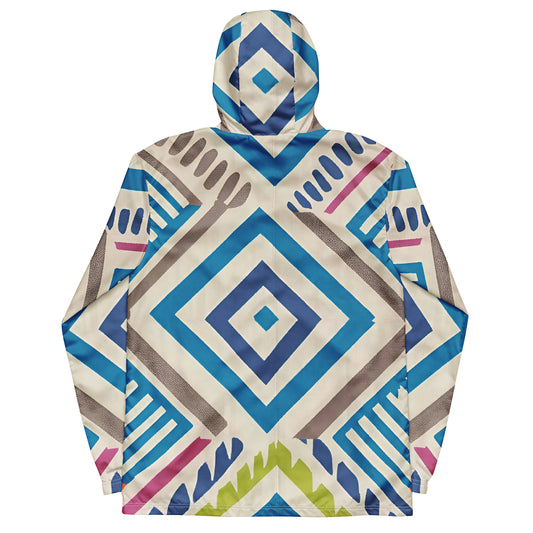 Desert Wave – Blue Chevron Windbreaker | Windbreaker Drop 01 - #20
