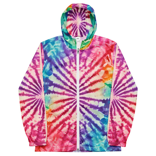 Euphoric Spiral – Neon Tie-Dye Windbreaker | Windbreaker Drop 01 - #29
