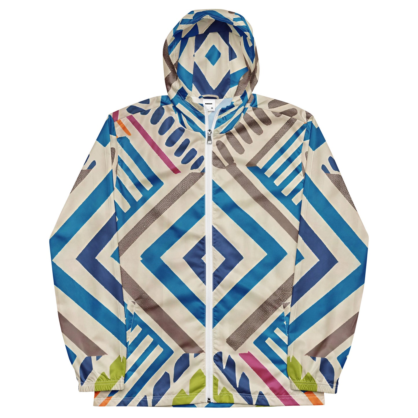 Desert Wave – Blue Chevron Windbreaker | Windbreaker Drop 01 - #20
