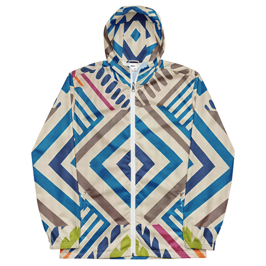 Desert Wave – Blue Chevron Windbreaker | Windbreaker Drop 01 - #20