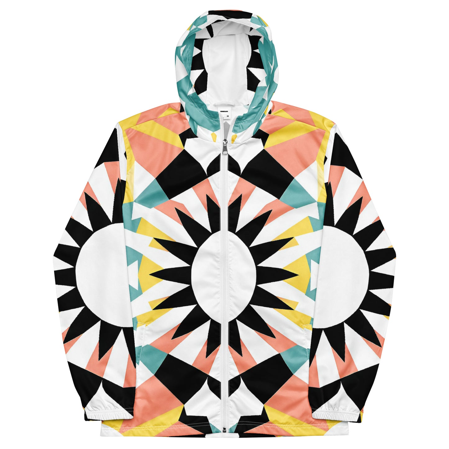 Geo Pop – Color Block Starburst Windbreaker | Windbreaker Drop 01 - #14