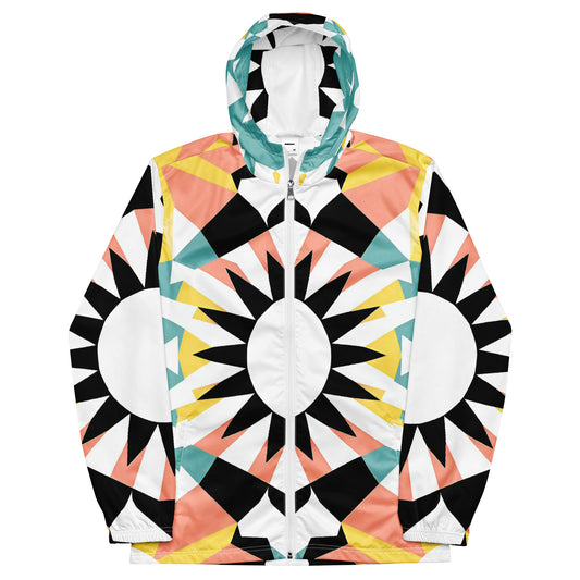 Geo Pop – Color Block Starburst Windbreaker | Windbreaker Drop 01 - #14