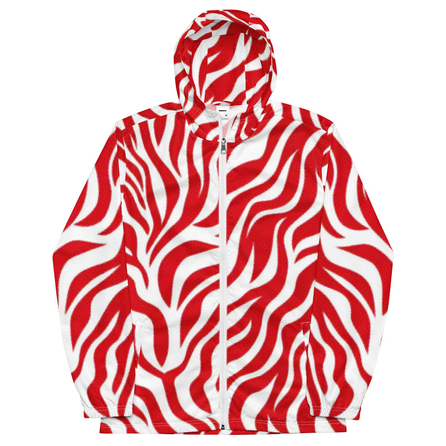 Crimson Striker – Red Zebra Windbreaker | Windbreaker Drop 01 - #12