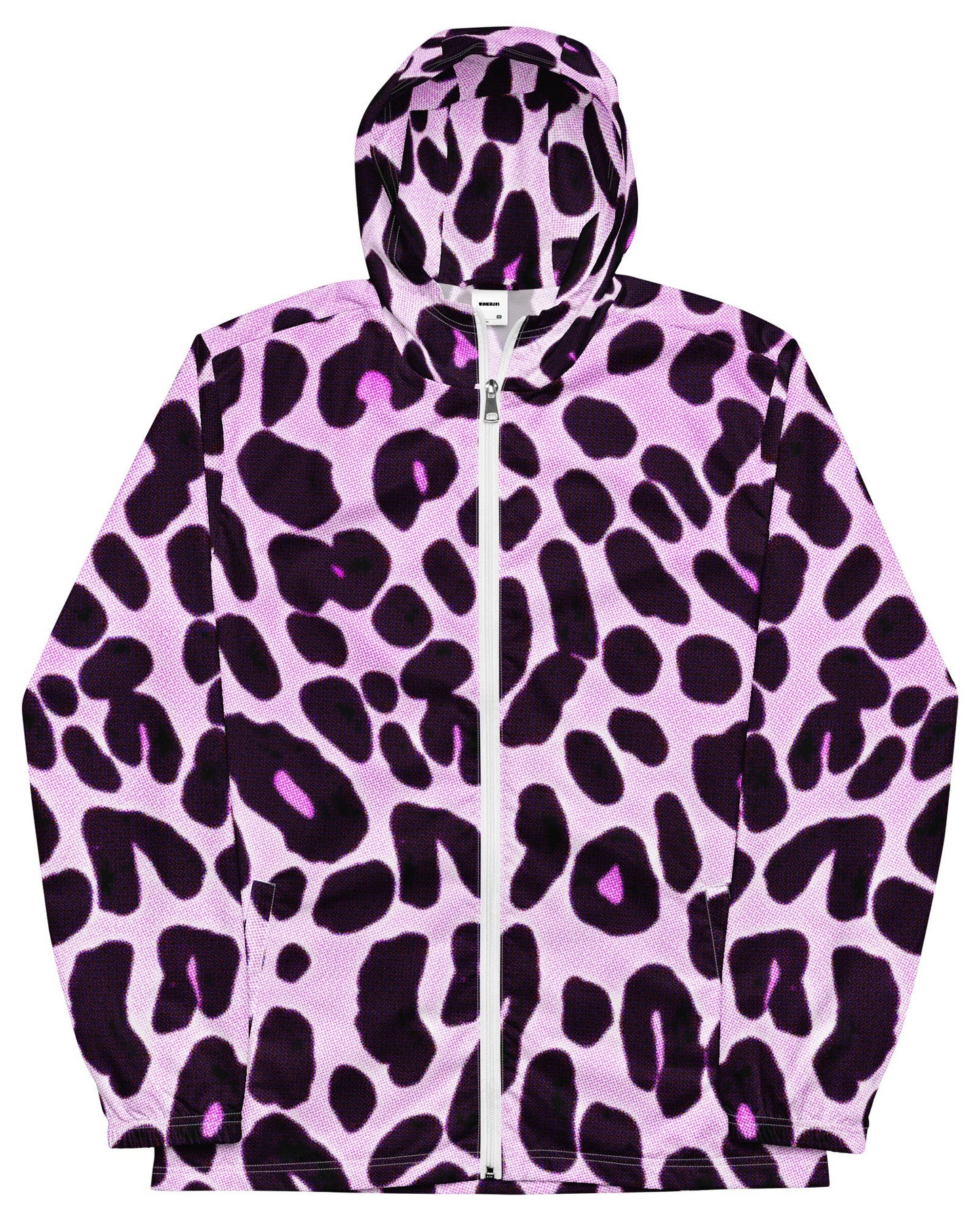 Violet Leopard Windbreaker