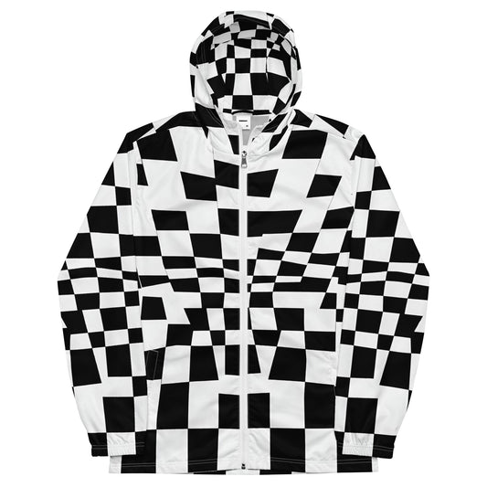 Pixel Clash – Distorted Grid Windbreaker | Windbreaker Drop 01 - #10