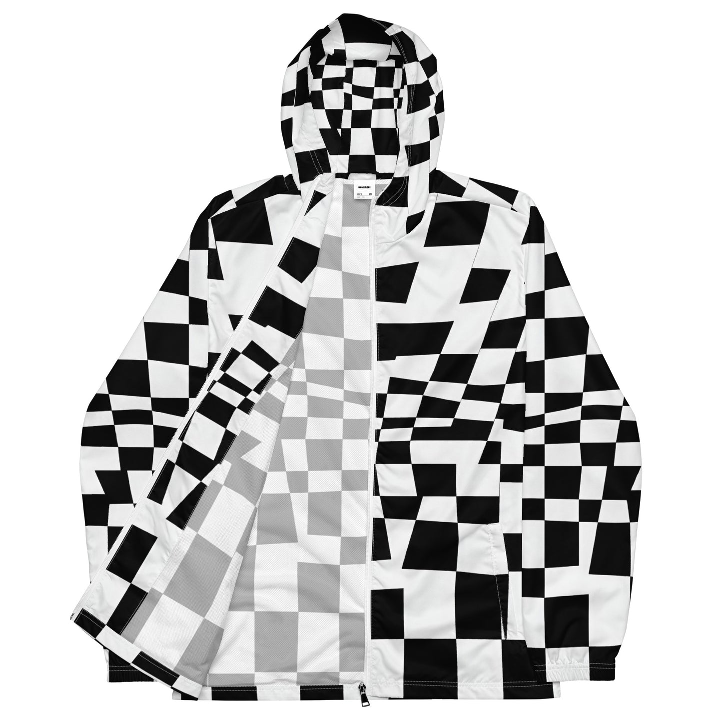 Pixel Clash – Distorted Grid Windbreaker | Windbreaker Drop 01 - #10