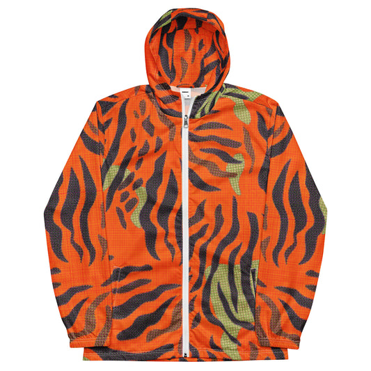 Inferno Tiger – Orange Stripes Windbreaker | Windbreaker Drop 01 - #04